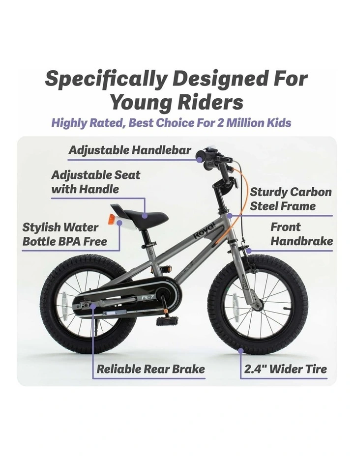 Freestyle Sport Bicycle 16 inch in Grey image 2