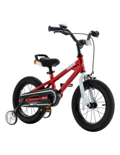 RoyalBaby Freestyle Red 7th Sport Kids Bike with Training Wheels 16 Inch Wheel Bicycle Boys Girls