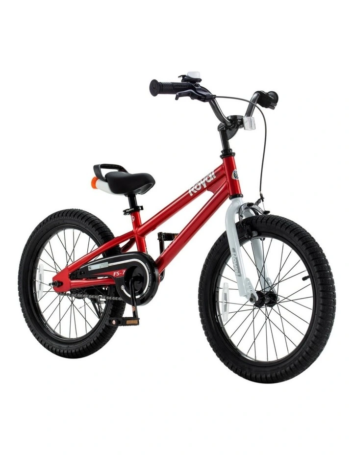 RoyalBaby Freestyle Red 7th Sport Kids Bike with Training Wheels 16 Inch Wheel Bicycle Boys Girls image 2
