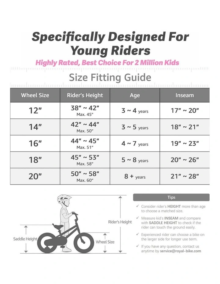 RoyalBaby Freestyle Red 7th Sport Kids Bike with Training Wheels 16 Inch Wheel Bicycle Boys Girls image 6