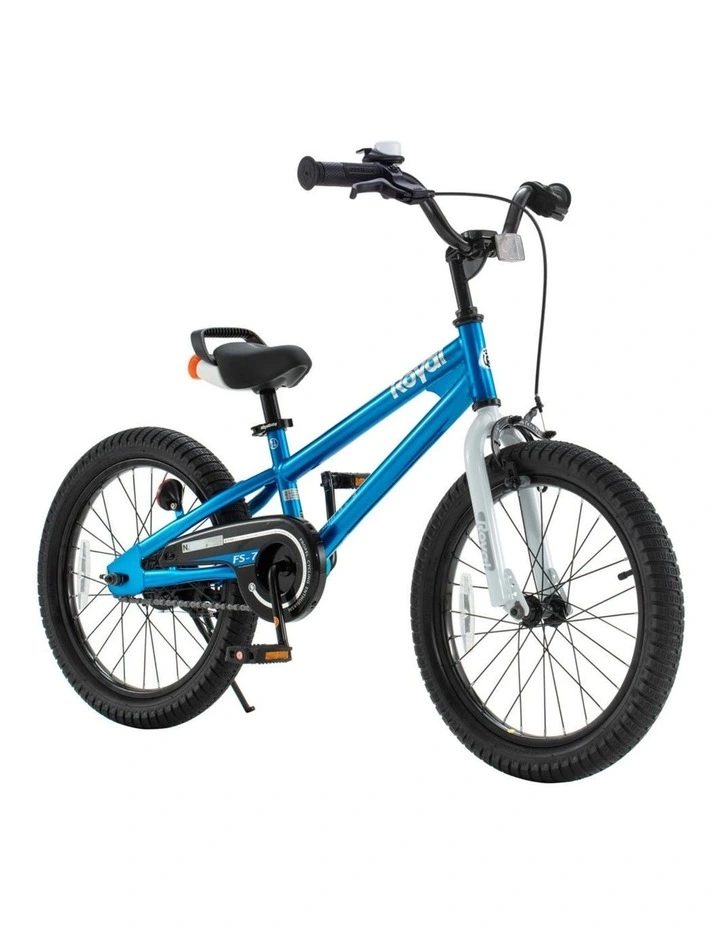 RoyalBaby Freestyle Blue 7th Sport Kids Bike with Training Wheels 16 Inch Wheel Bicycle Boys Girls image 2