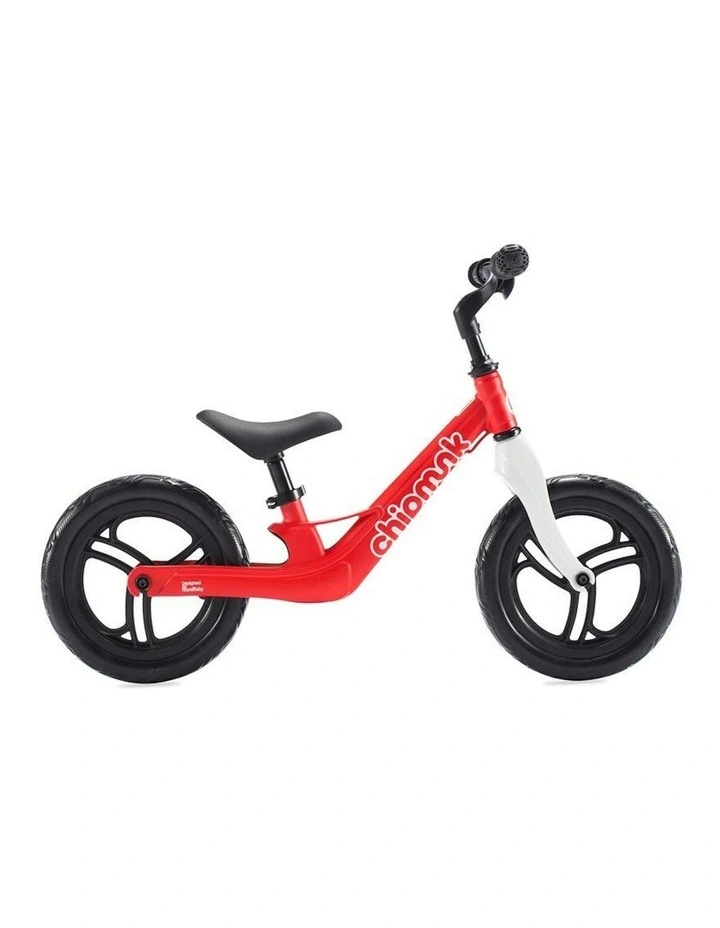 Chipmunk Balance Bike Eva Tire Toddler Training Bicycle in Red image 1