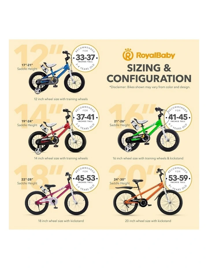 RoyalBaby Kids Bike White Freestyle 8th BMX 12 14 16 18 20 Inch Wheel Childrens Bicycle for Boys Girls Ages 3 Years image 7