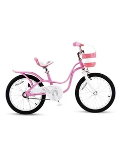 Swan Girls 14/16/18" Kids Bike Pink/White