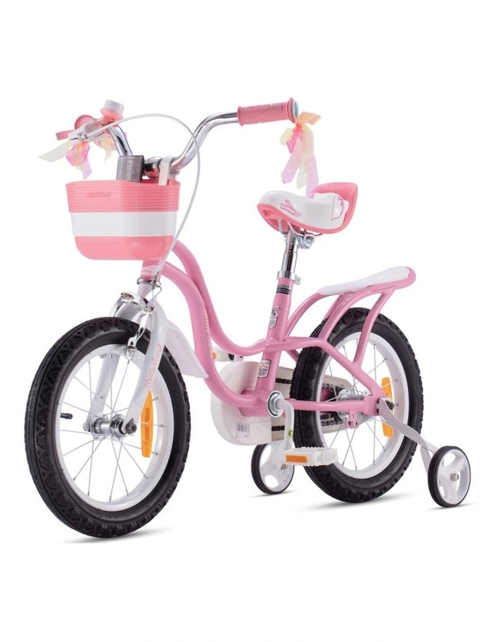 Princess Girls Kids Bike Little Swan Children Bicycle with Basket for Age 3-12 Years image 2