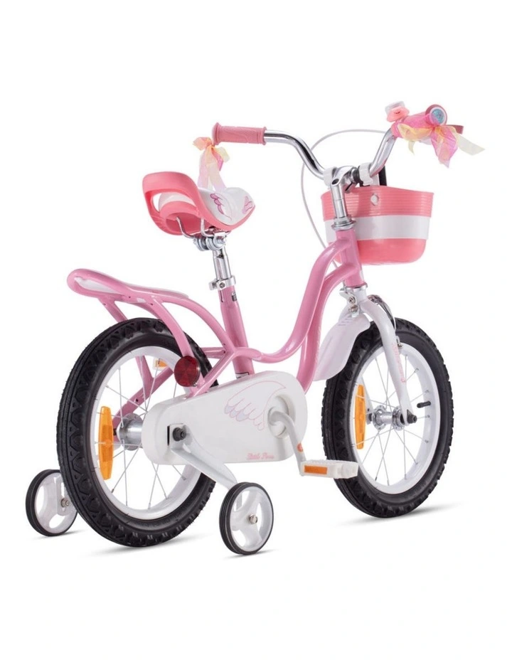 Princess Girls Kids Bike Little Swan Children Bicycle with Basket for Age 3-12 Years image 3