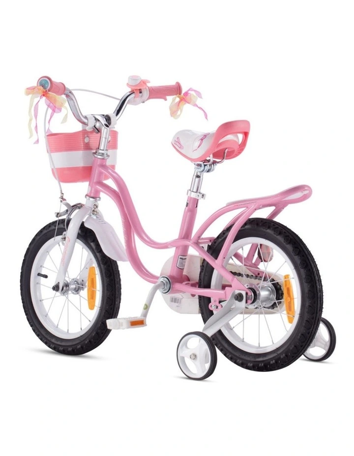 Princess Girls Kids Bike Little Swan Children Bicycle with Basket for Age 3-12 Years image 4