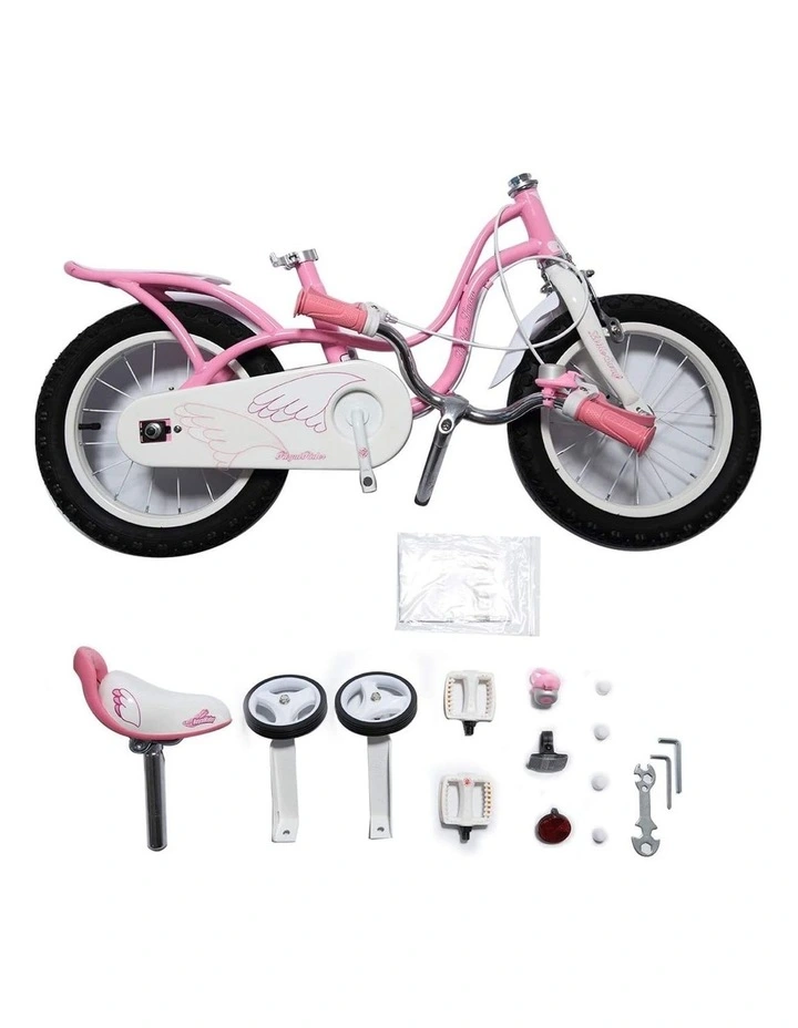 Swan Girls 14/16/18" Kids Bike Pink/White image 5