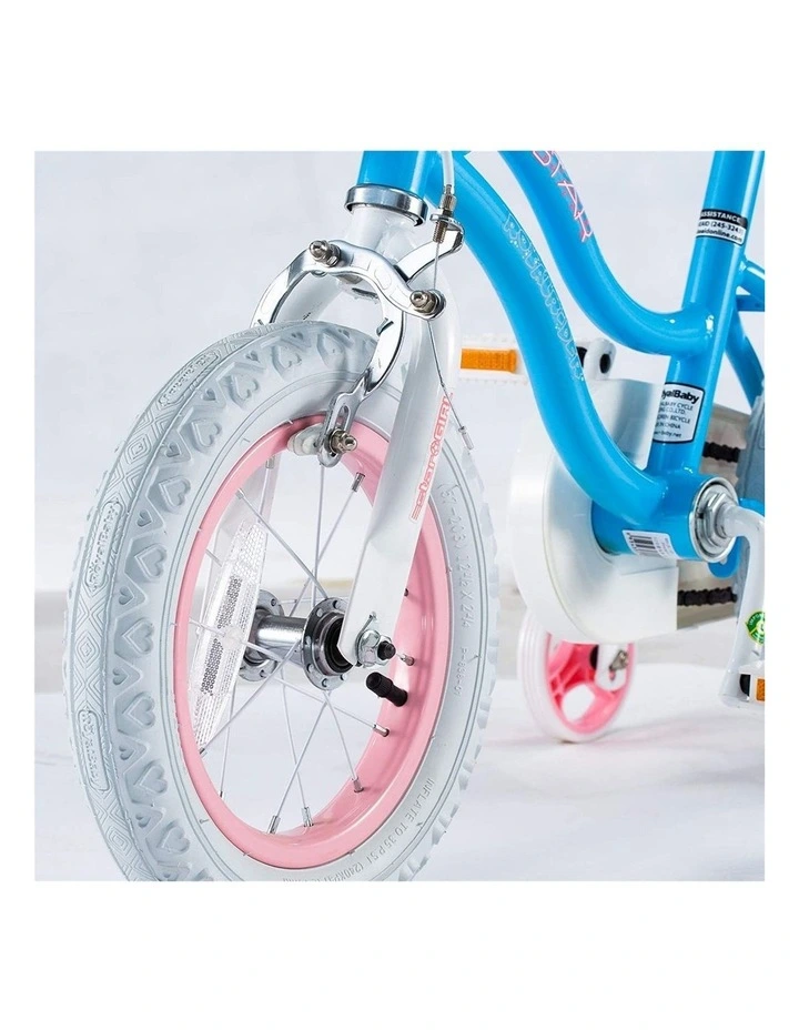 RoyalBaby Girls Bike Stargirl Blue White 12/14/16/18" inch Kids Bike Training Wheels Toddlers & Big Kids Bicycle image 4