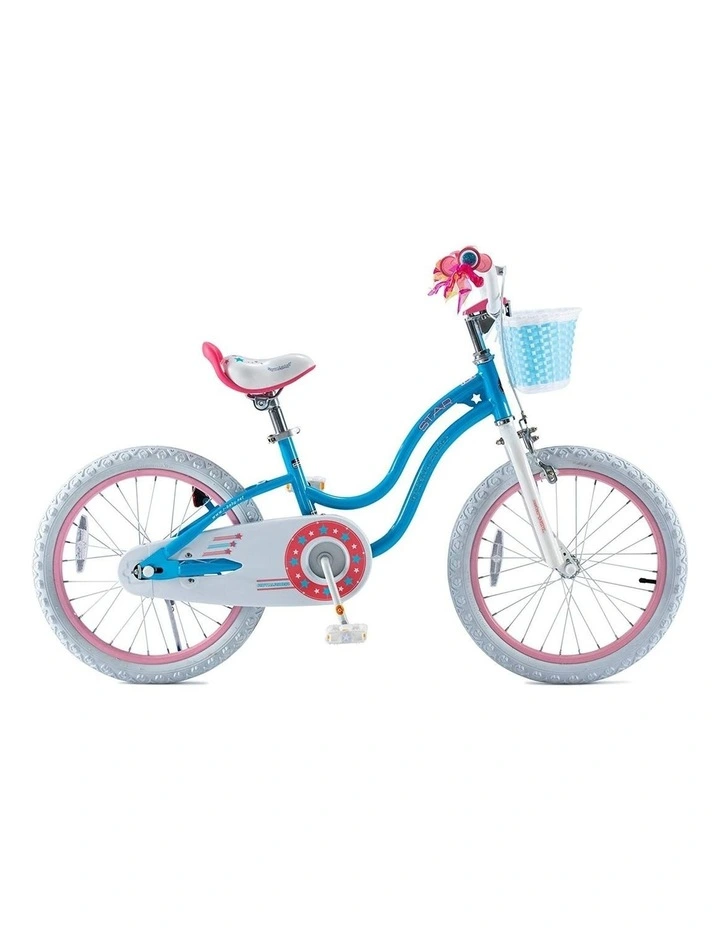 RoyalBaby Girls Bike Stargirl Blue White 12/14/16/18" inch Kids Bike Training Wheels Toddlers & Big Kids Bicycle image 6