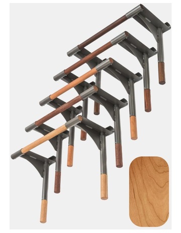 Wall Bar Multi-Adaptor in Cherry
