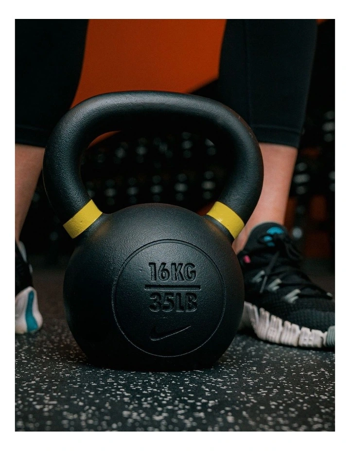 Dumbbell And Kettlebell Pro Set in Black image 7