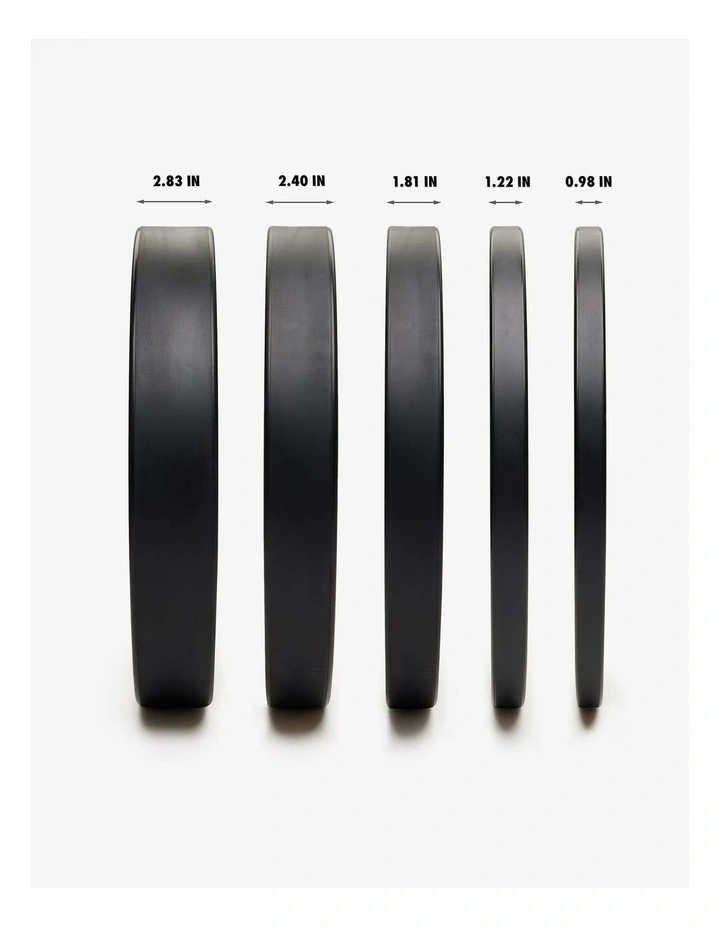 Barbell Bumper Set in Black image 4