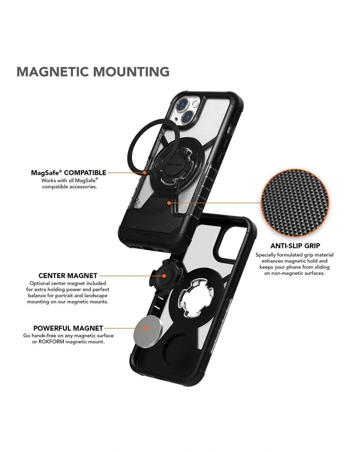 iPhone 13 Crystal Phone Case in Black image 4