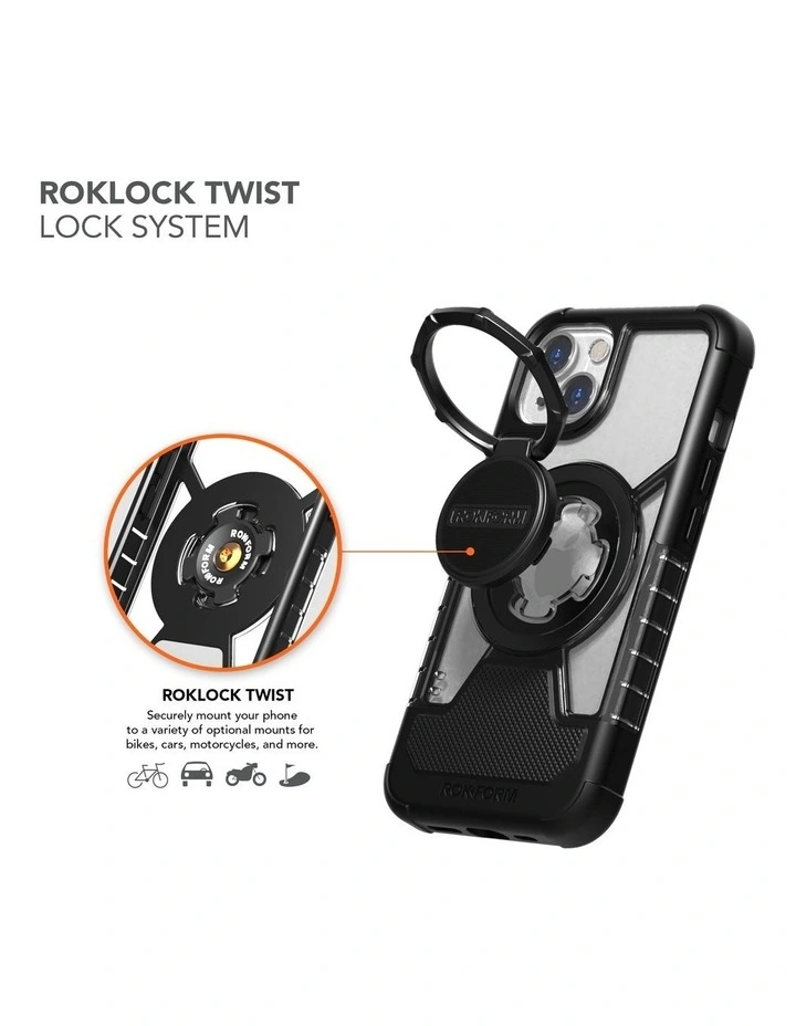 iPhone 13 Crystal Phone Case in Black image 5