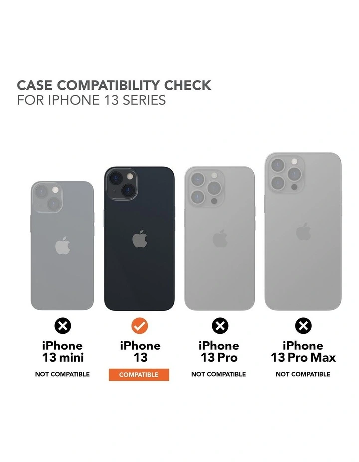 iPhone 13 Crystal Phone Case in Black image 6