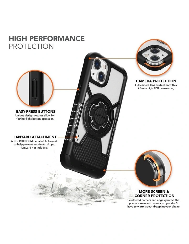 iPhone 13 Crystal Phone Case in Black image 7