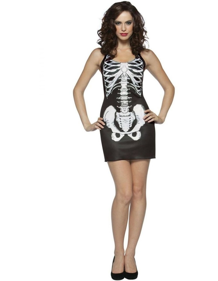 Bones Tank Dress Skeleton Costume in Multi Assorted