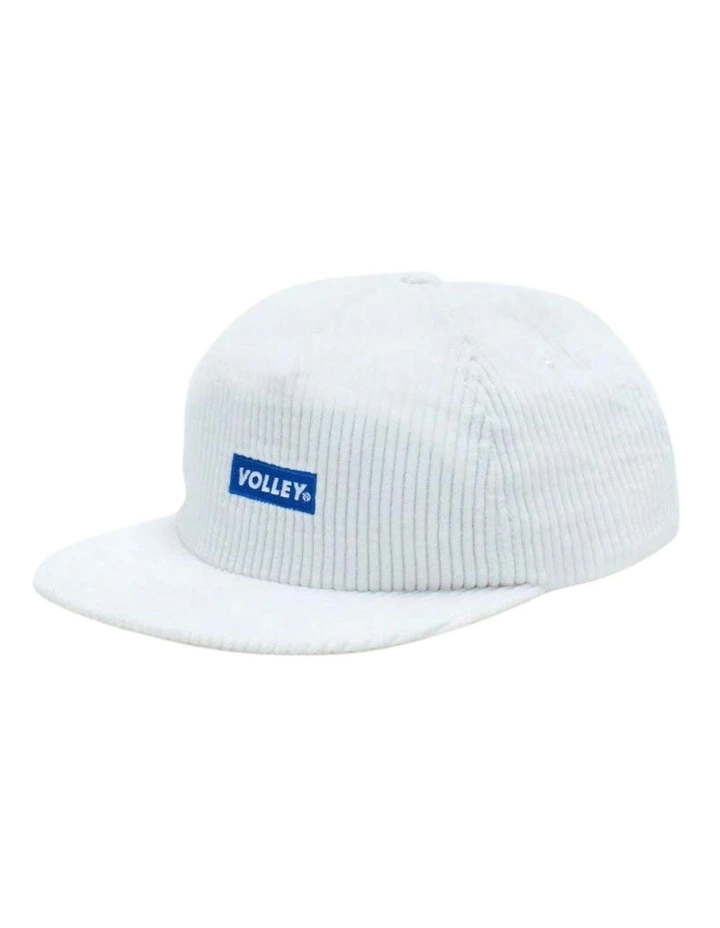 Corduroy Hat Cord Cap in Vintage White image 1