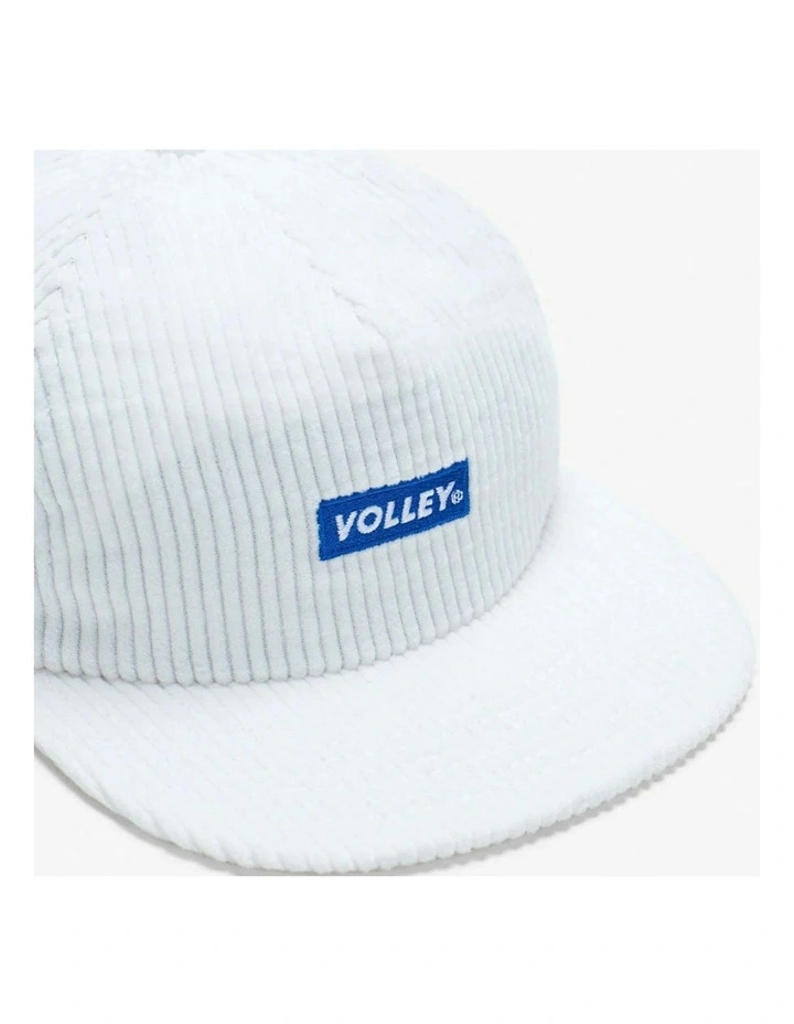 Corduroy Hat Cord Cap in Vintage White image 2