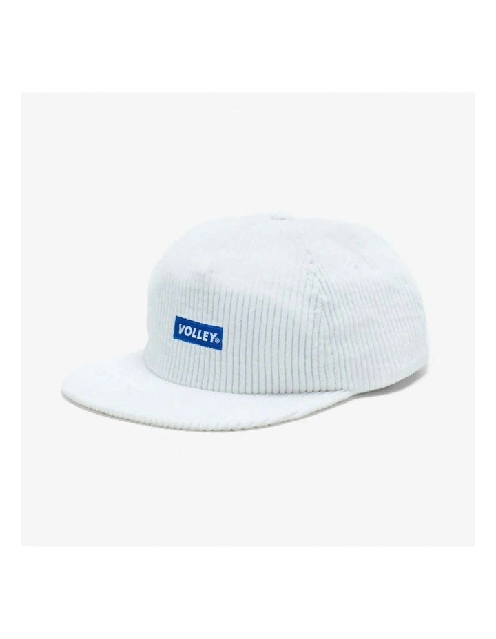 Corduroy Hat Cord Cap in Vintage White image 4