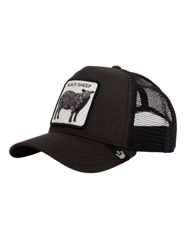 Baseball Trucker Snapback Adjustable Animal Series Hat in Black image 1