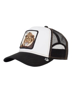 Snapback The King Lion Baseball Trucker Cap in Black
