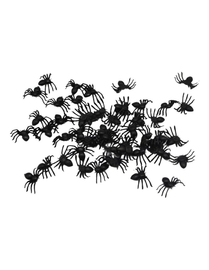 Mini Fake Spiders Trick Toy x2 Pack in Black image 2