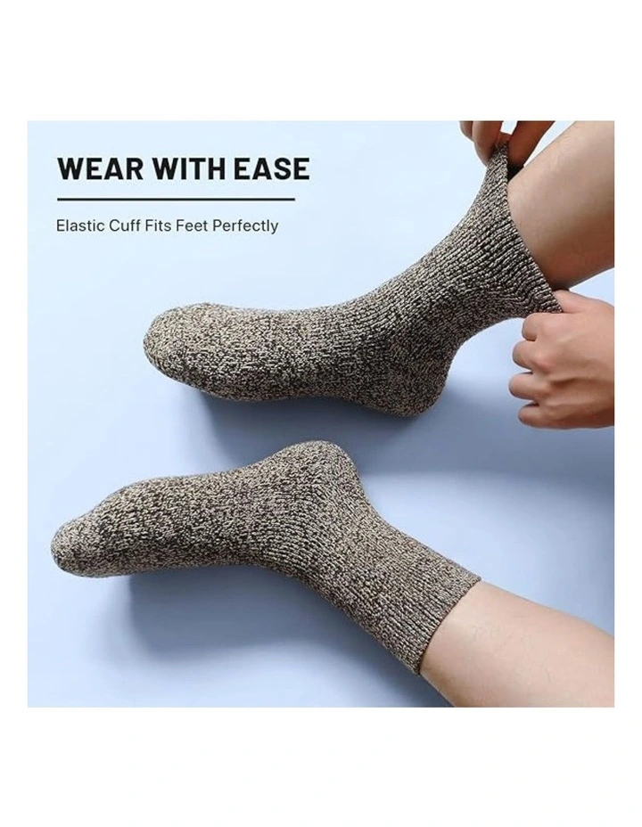 Lambs Wool Socks 12 Pairs in Assorted Colours image 5