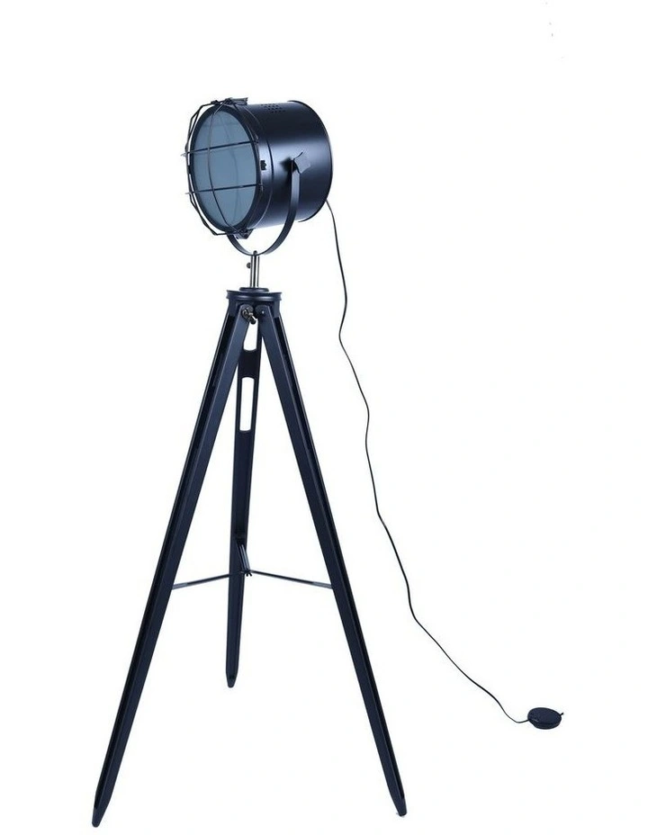 Tripod Floor Lamp 158cm in Matte Black image 1