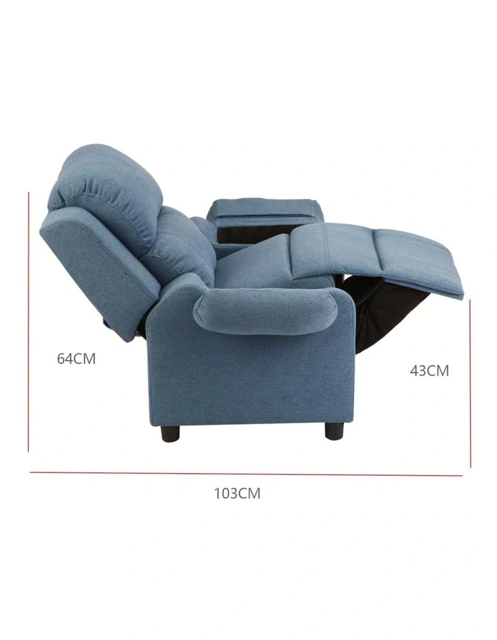 Recliner Sofa in Blue image 7