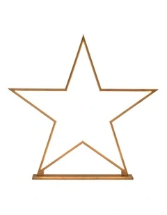 Bamboo Star Table Lamp Designer 87cm in Natural