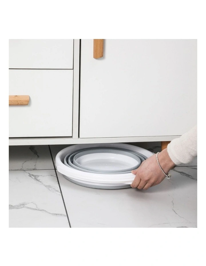 Collapsible Silicone Bucket 10L 2 Pack in Multicolor image 6