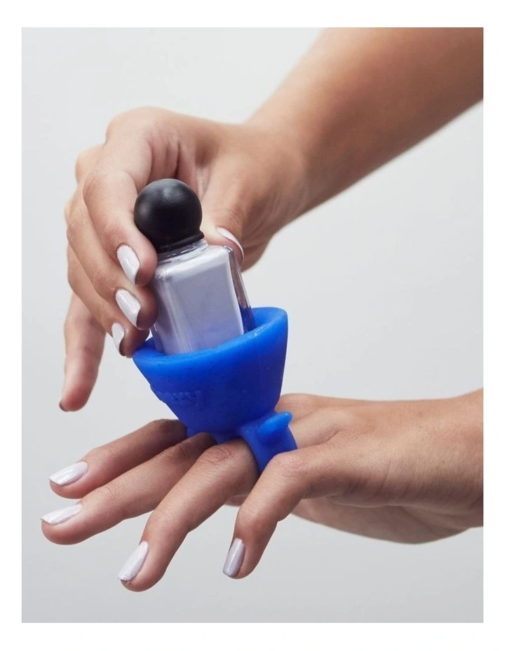 Tweexy Silicone Nail Polish Bottle Holder In Sapphire Night MYER