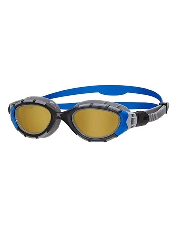 Surf Predator Flex Polarized Ultra Swim Goggles in Small Soft Blue