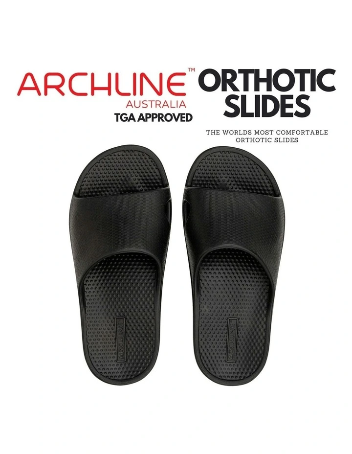 Rebound Orthotic Slides in Black image 6