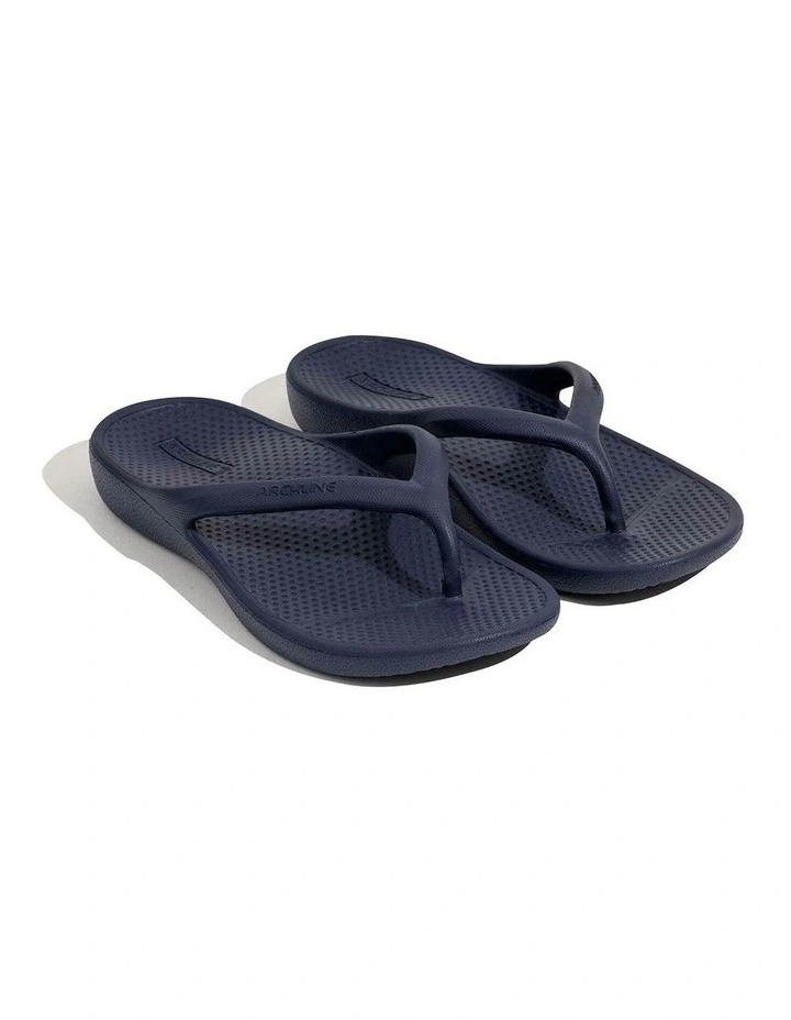 Orthotic Foam Thongs in Navy image 4