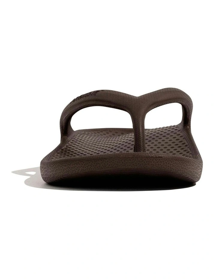 Rebound Orthotic Arch Support Foam Thongs in Brown