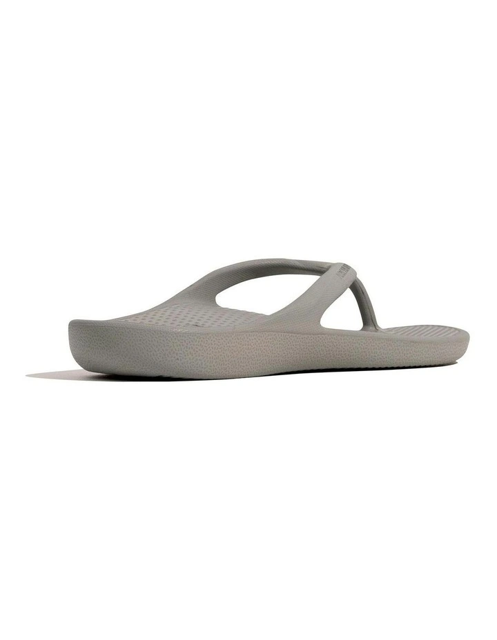 Rebound Orthotic Arch Support Foam Thongs in Grey image 2