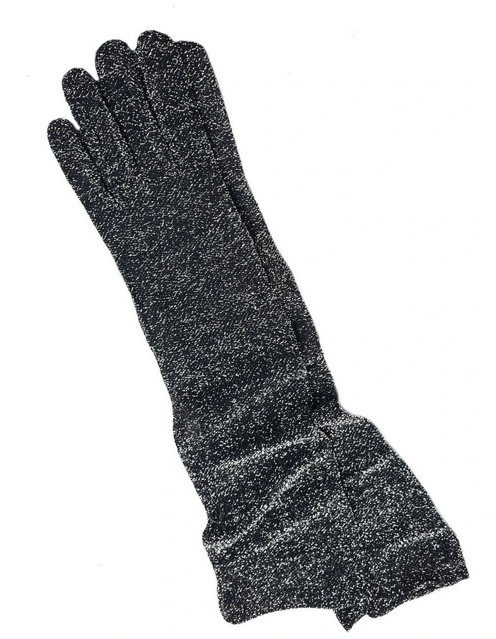 Elbow Length Mesh Gloves (One Size) in Silver image 3