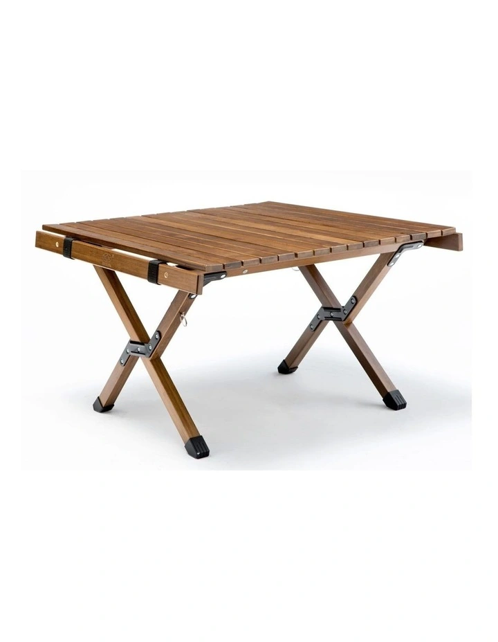 Wooden Foldable Camping Table with Picnic Blanket image 4