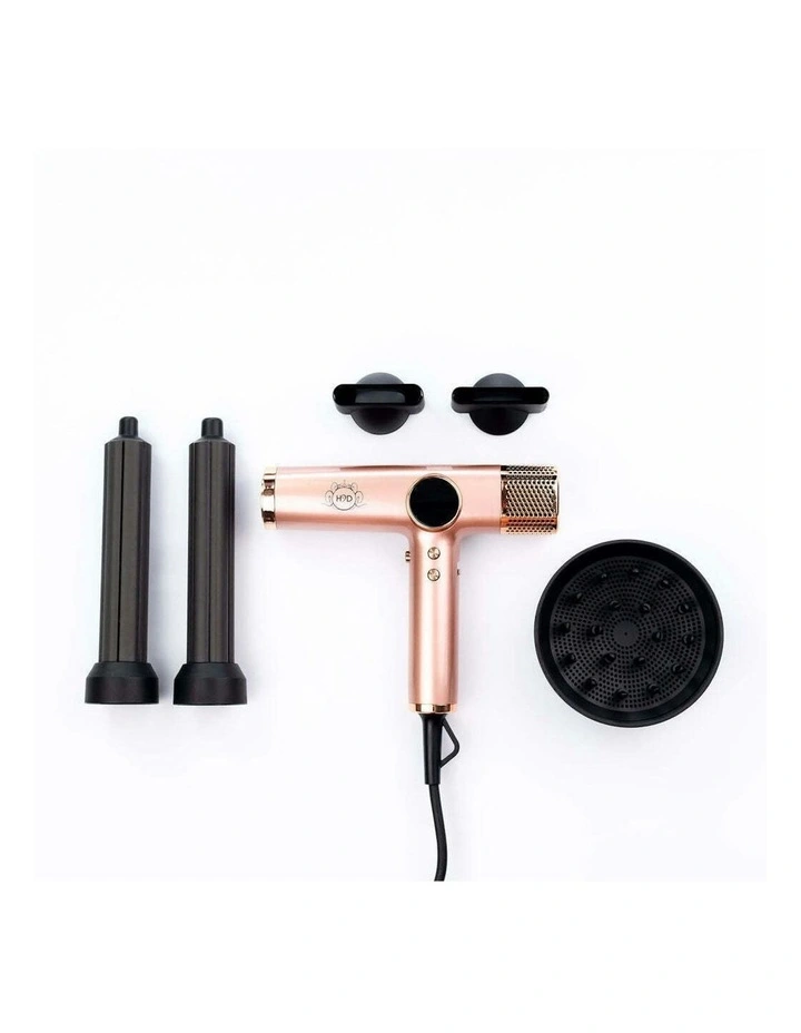 4-in-1 Ionic Magnetic Hairdryer + Iron Styler Styling image 4