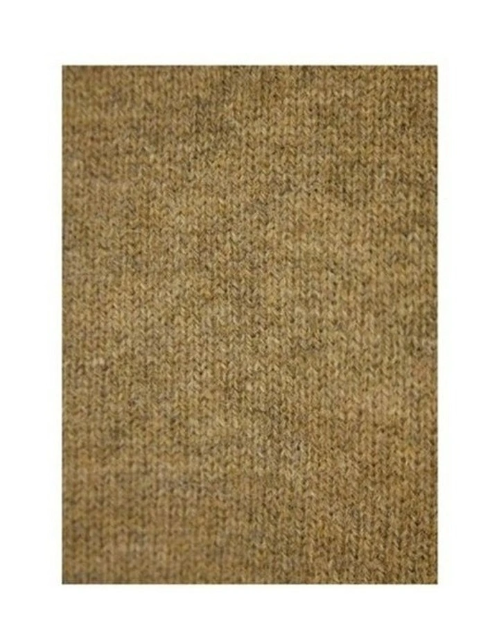 V Neck Knit Pullover Jumper in Nutmeg image 5