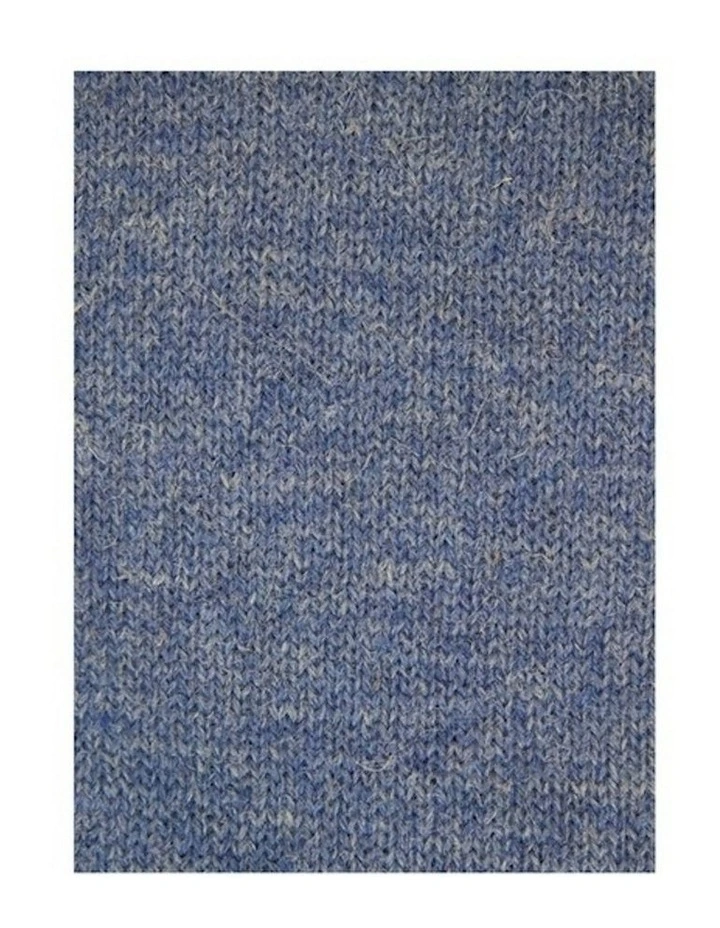 V Neck Knit Pullover Jumper in Sky image 5