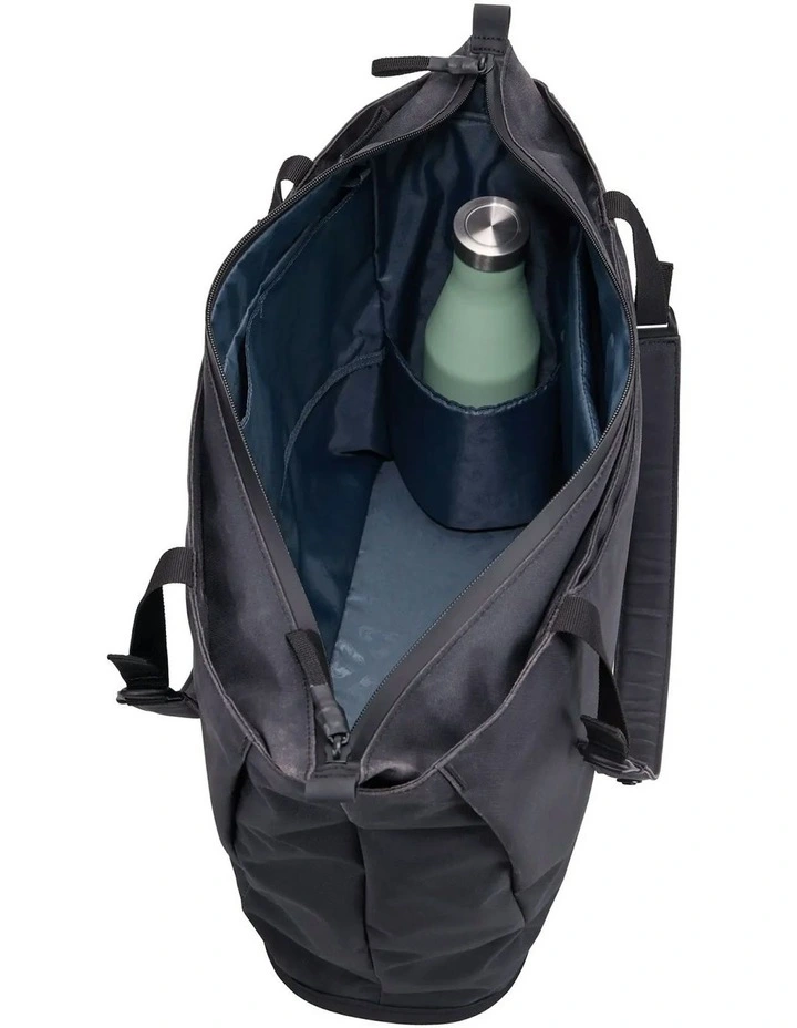 Aion Recycled Tote Bag 23L in Black image 7