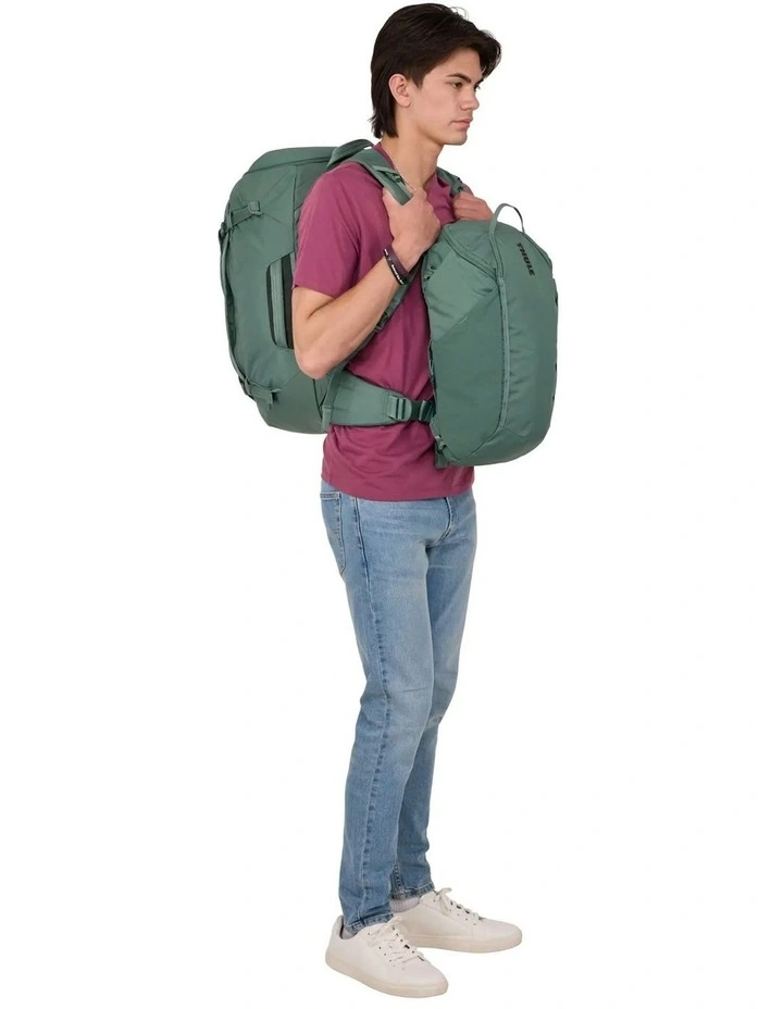 Landmark Travel Backpack 60L in Hazy Green image 3