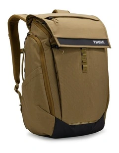 Paramount Water Resistant Backpack With Laptop Compartment in Brown