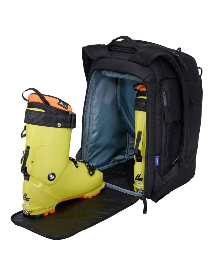 Roundtrip Ski Boot Backpack With Dry Mat 45L in Black image 4