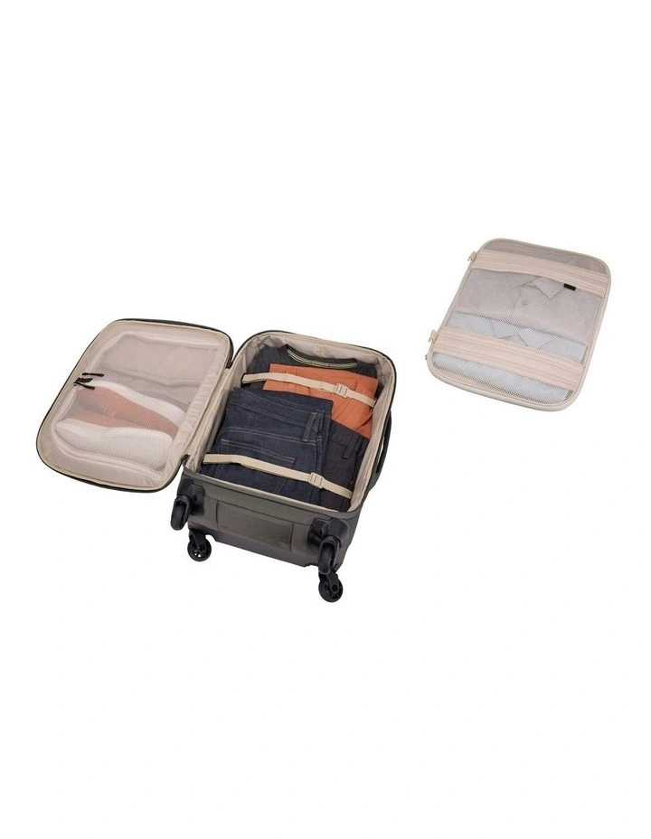Subterra Carry-On Spinner Suitcase 4-Wheel Cabin Luggage 35L in Vetiver Gray image 3