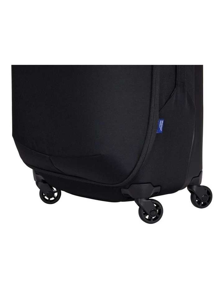 Subterra Checked Spinner Suitcase 4-Wheel Luggage Bag 65L in Black image 5